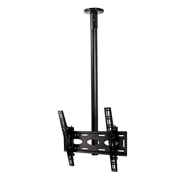 Flat Screen Ceiling Mount With Tilt - 1.5m, Black
