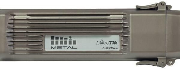 Metal 52 ac with 720MHz CPU, 64MB RAM, 1 x Gigabit LAN, 1 x built-in high power 2.4/5GHz 802.11a/b/g/n/ac wireless, RouterOS L4, metal c