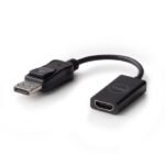 DisplayPort to HDMI 2.0 492-BBXU, 0.2 m, DisplayPort,  HDMI Type A (Standard), Male, Female, Black