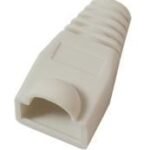 Strain Relief Boot for RJ45  White, 50pcs Cable lead in  6.40mm