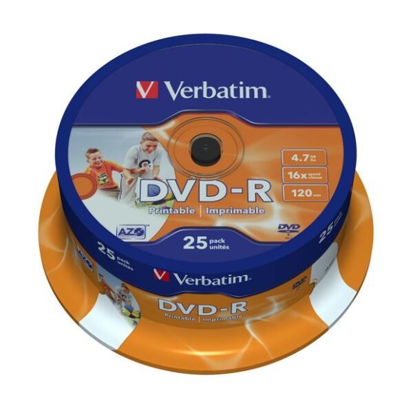 Verbatim 43538 blank DVD 4.7 GB DVD-R 25 pc(s)