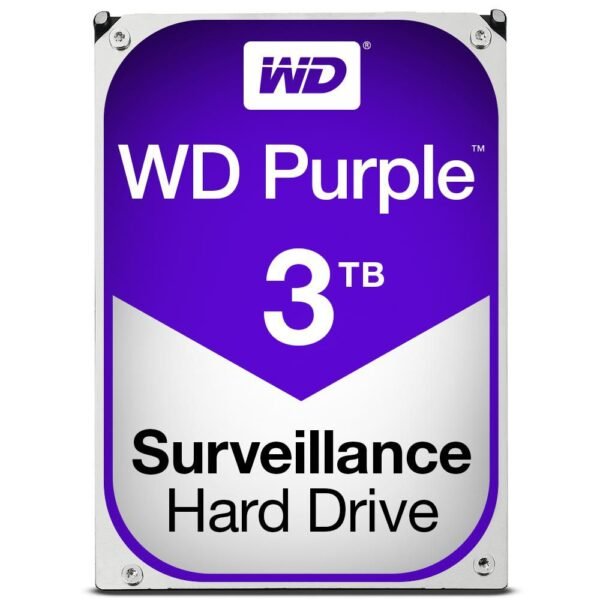 WD Purple 3TB 24x7 Purple, 3.5", 3000 GB, 5400  RPM