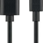 USB-C to USB2.0 A Cable, 3m Black, for synching and  charging, Speed Rate at 5 Gbs. 3A