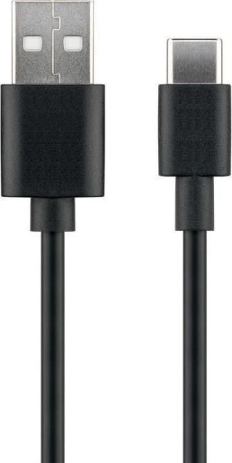 Img_9240130.jpg USB-C to USB2.0 A Cable, 3m Black, for synching and charging, Speed Rate at 5 Gbs. 3A - Image 1