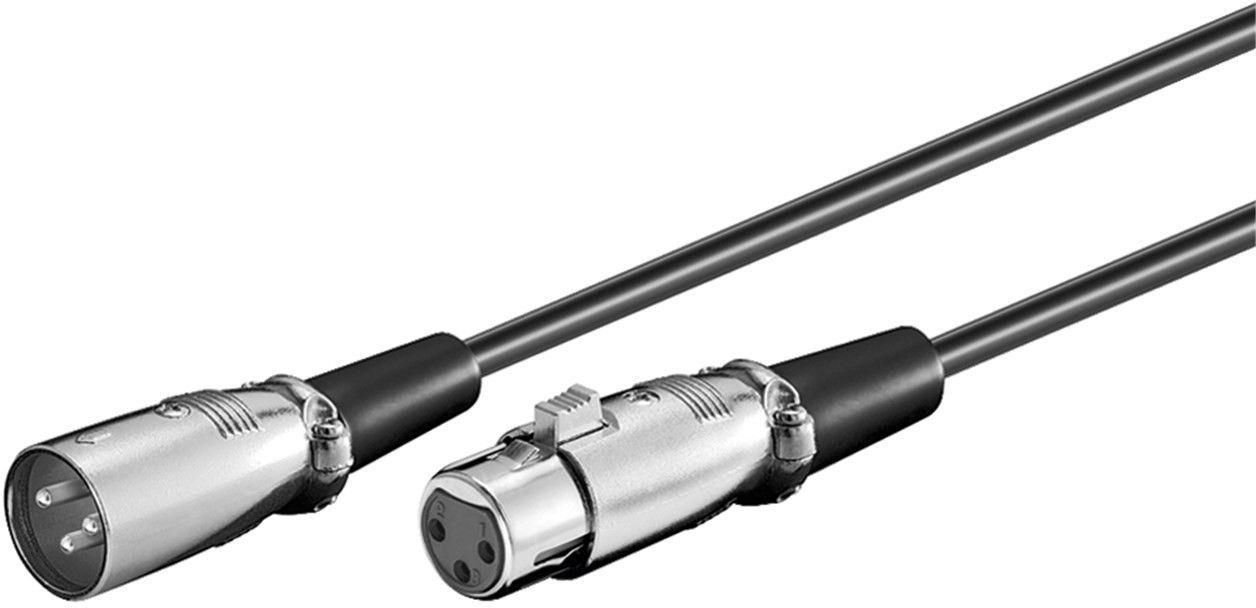 Img_9245243.jpg XLR connection cable 10 meter XLR 3-pin - XLR 3-pin M-F Outer Dimension : 6.0mm, PVC - Image 1