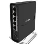 hAP ac? WLAN access point  Power over Ethernet (PoE)  Black Dual-Band 802.11ac Access Point with 5x1000-T Ethernet and USB