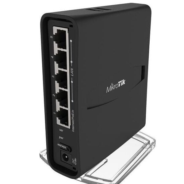 hAP ac? WLAN access point  Power over Ethernet (PoE)  Black Dual-Band 802.11ac Access Point with 5x1000-T Ethernet and USB