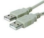 USB2.0 A-A 1,8m M-M, Grey Hi-Speed cable