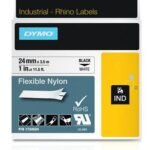 RHINO Flexible Nylon 24 mmx5,5 Black on White