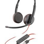 Blackwire 3225 Headset Wired  Head-band Calls/Music USB  Type-A Black Stereo Corded USB headset