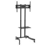 Display cart, 37"-70",  economy, black kg