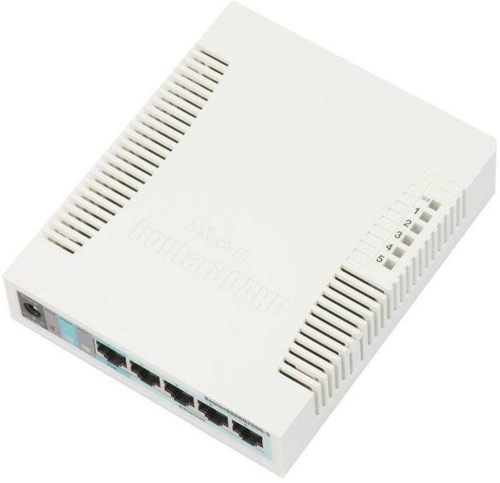 Img_9267193-1 RouterBOARD 260GS 5-port Gigabit smart switch with SFP cage, SwOS, plastic case, PSU - Image 1