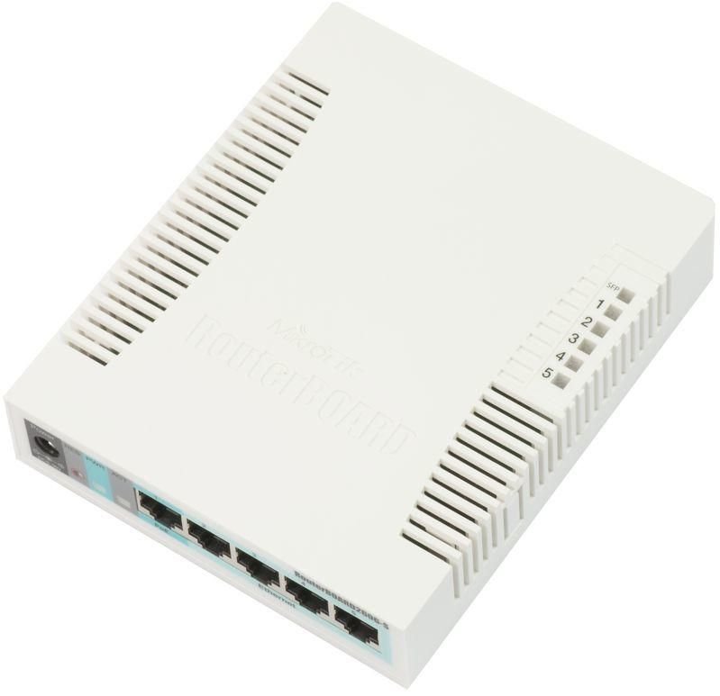 Img_9267193.jpg RouterBOARD 260GS 5-port Gigabit smart switch with SFP cage, SwOS, plastic case, PSU - Image 1