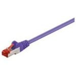 F/UTP CAT6 0.5m Purple PVC Outer Shield : Foil screening 4x2xAWG 27 CCA