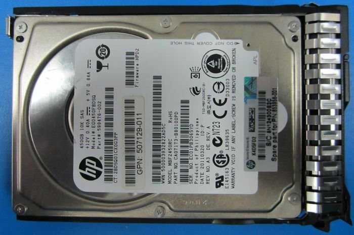 Img_9298016-1 450Gb 6G SAS HDD 10K 2.5in SC 450GB hot-plug dual-port SAS HDD, 2.5", 450 GB, 10000 RPM - Image 1