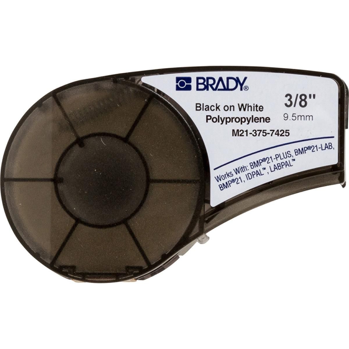 Img_9304137.jpg Polypropylene tape for M211 M210 BMP21-PLUS BMP21-LAB BMP21 Black on White - Image 1