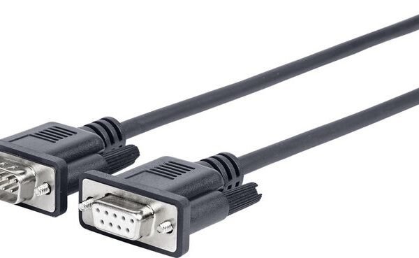 Vivolink PRORS1 serial cable Black 1 m DB-9
