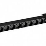 FLEXPDU 8 DIN EFLX8D, 8 AC outlet(s),  Rackmount, Black