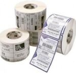 Label roll, 38x25mm thermal paper, 12 rolls/box Z-Perform 1000D, uncoated