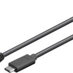 USB-C to Mini USB B 5P 0.5m Black, for synching and  charging, Speed Rate at 0,48 Gbs. 2,5W