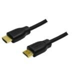 HDMI cable, A/M to A/M, 4K/30  Hz, black, 3 m St 3.00m sw