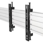Flat Screen Interface Arms System X Universal Interface  Arms - VESA 200, Flat panel mount arm, Black, 70 kg, Rail, 119.4 cm (47"), 81.3