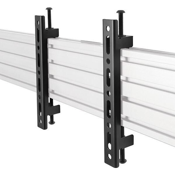 Flat Screen Interface Arms System X Universal Interface  Arms - VESA 200, Flat panel mount arm, Black, 70 kg, Rail, 119.4 cm (47"), 81.3