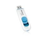 64GB USB 2.0 White&Blue C008 Smart Sliding Button