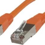 F/UTP CAT6 2m Orange PVC Outer Shield : Foil screening 4x2xAWG 27 CCA