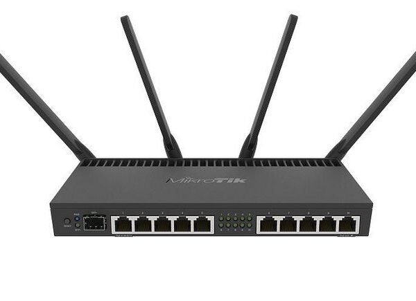 RB4011iGS+5HacQ2HnD-IN 10x1000-T, 1xSFP+, Dual Band  802.11ac Wi-Fi, Desktop Case