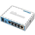hAP ac lite with 650MHz CPU, 64MB RAM, 5xLAN, built-in 2.4Ghz 802.11b/g/n two chain wireless with integrated antennas, built-in 5Ghz 80
