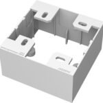 Techconnect3 1-Gang Backbox TC3 BACKBOX1G, White, 86 mm,  86 mm, 45 mm