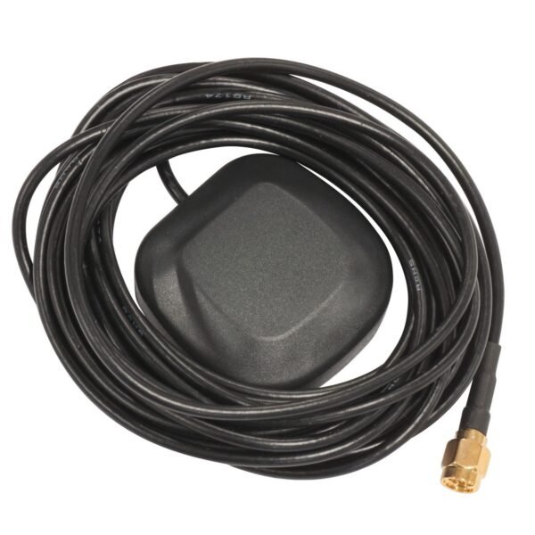 GPS antenna w/SMA connector ACGPSA, 26 dBi, Black, 46.5  mm, 46.5 mm, 12.5 mm, 35 g