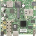 RouterBOARD 922UAGS with 720MHz Atheros CPU, 128MB RAM, 1xGigabit LAN, USB, 1xSFP, miniPCIe, SIM slot, built-in 5Ghz 802.11a/c 2x2 two c
