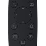 SPARE PTZ Pro 2 Remote 993-001465, Webcam, RF  Wireless, Press buttons, Black