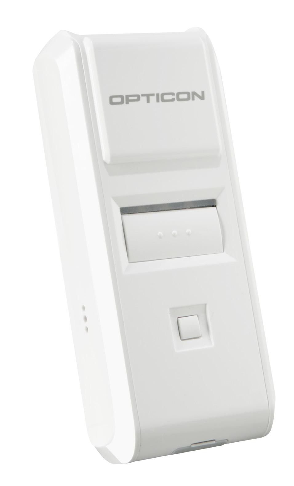 Img_9417448.jpg OPN-4000i Companion scanner, 1D CCD, BT MFi, iOS,Android,Windows,1MB, HID/SPP, White,USB cable,Strap CCD data collector - Image 1