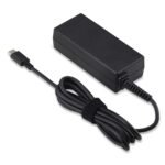 AC ADAPTOR.45W.BLACK.W/EU POWER.CORD