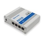 RUTX10 INDUSTRIAL ETHERNET  ROUTER Standard package  Rugged Ethernet Router with 4x Gigabit, 802.11ac Wi-Fi, Bluetooth and IO