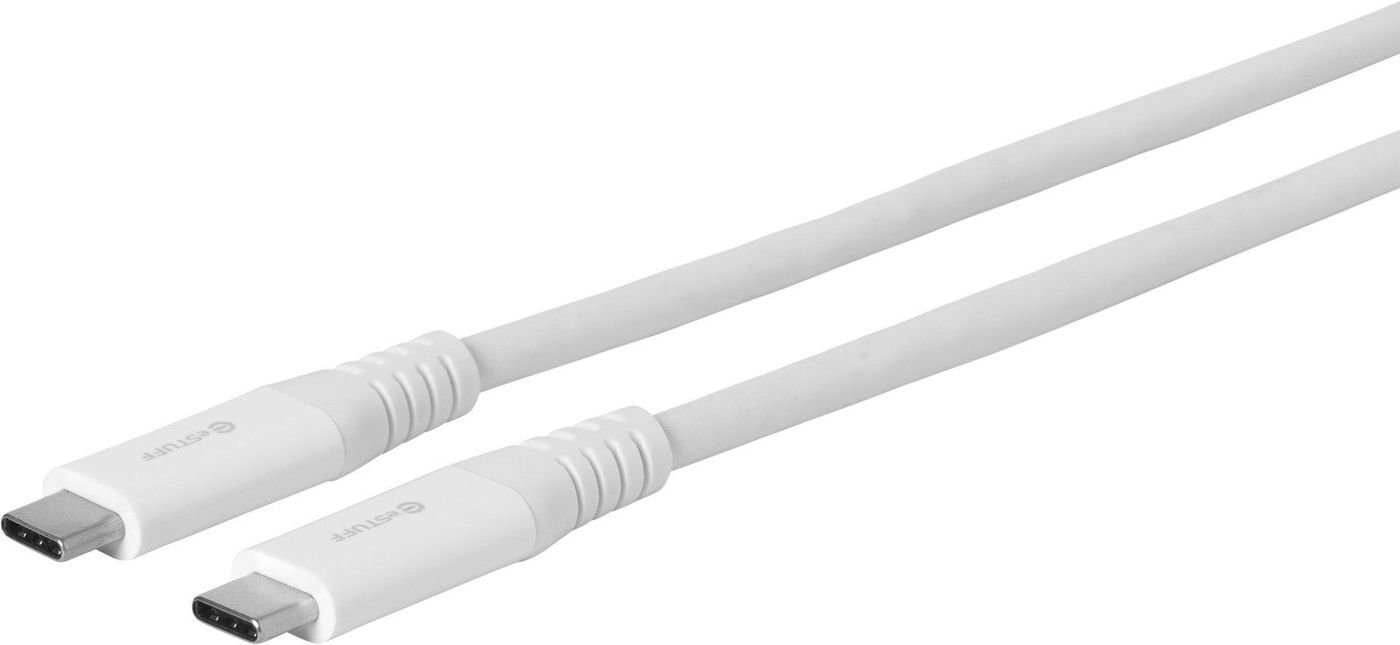 Img_9442192.jpg USB-C - C Cable 1,5m White USB-C Male - USB-C Male White Gen2 - Supports 10 Gbps data 5~20V/5A + E-Mark 100W power - Image 1