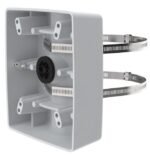 T91B57 POLE MOUNT 100-410MM 01470-001, Mount, Universal,  White, Aluminium, Shock resistant, IEC/EN/UL 60950-1, IEC/EN/UL 60950-22, EN