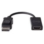 ADPT CON DNGL DP2HDMI Y4D5R, DisplayPort, HDMI,  Male/Female, Black