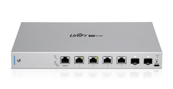 UniFi Switch 6-port 10GiB UniFi US-XG-6POE, Managed,  10G Ethernet (100/1000/10000), Full duplex, Power over Ethernet (PoE), Rack