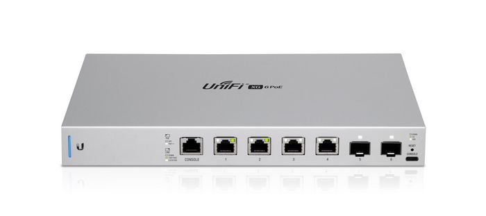 Img_9465863-1 UniFi Switch 6-port 10GiB UniFi US-XG-6POE, Managed, 10G Ethernet (100/1000/10000), Full duplex, Power over Ethernet (PoE), Rack - Image 1