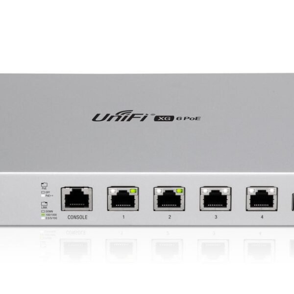 UniFi Switch 6-port 10GiB UniFi US-XG-6POE, Managed,  10G Ethernet (100/1000/10000), Full duplex, Power over Ethernet (PoE), Rack