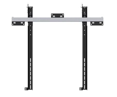 Img_9549158.jpg PW010010, Multi Display Wall XL, Max 150 kg, 70" - 82" Displays, VESA 300x300 - 900x900, Black/Aluminum - Image 1