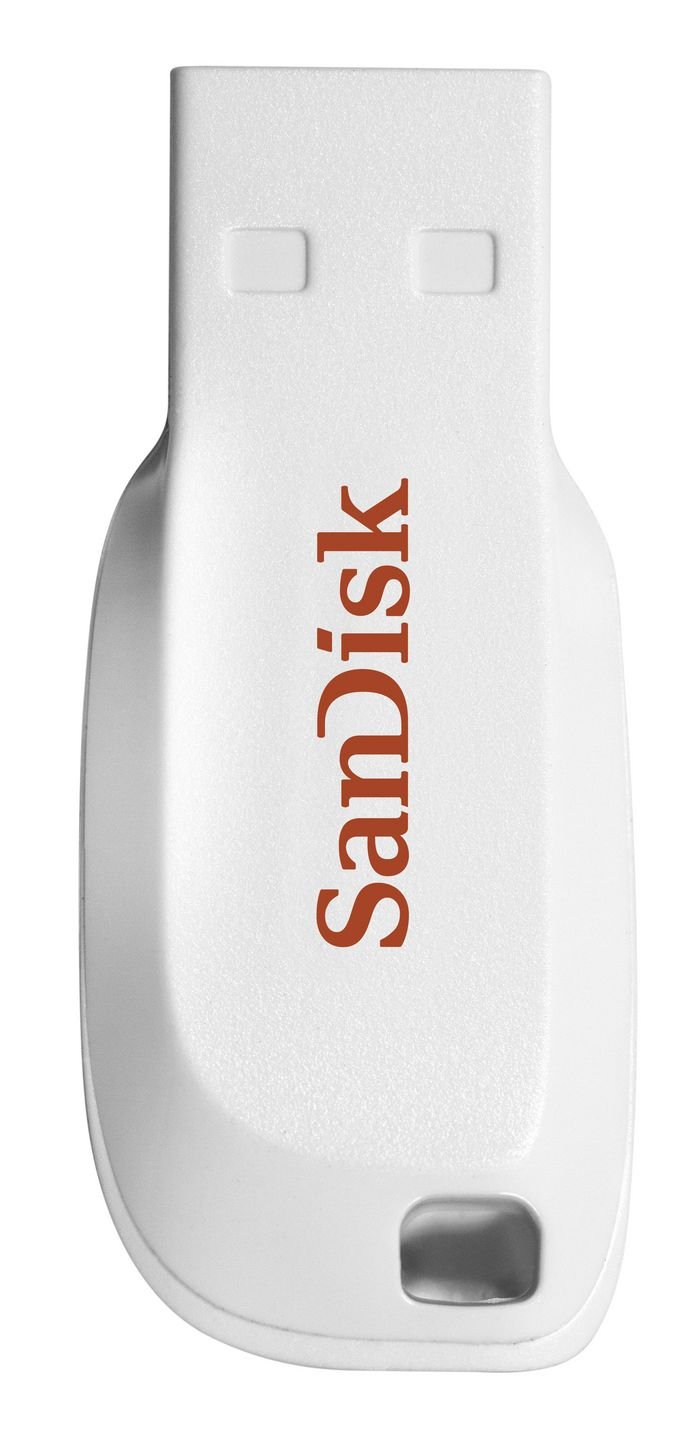 Img_9557956-1 Cruzer Blade White 16GB Cruzer Blade, 16 GB, USB Type-A, 2.0, Capless, 2.5 g, White - Image 1