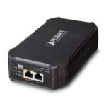 Single-Port 10/100/1000Mbps 802.3bt PoE Injector (95 Watts, PoH, PoE Usage LED) - w/ internal power