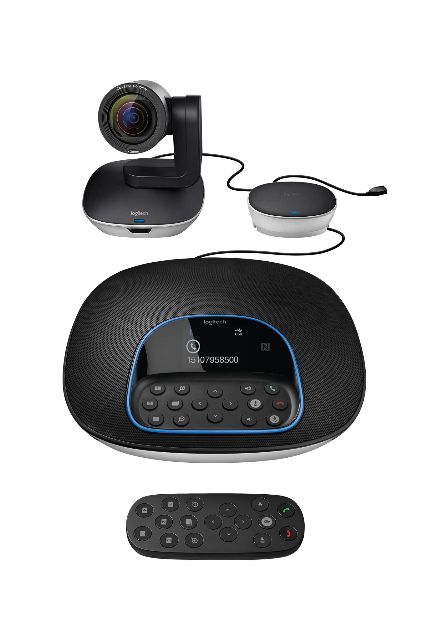 Img_9579933.jpg GROUP Conference Cam Group, Group video conferencing system, Full HD, 30 fps, 10x, Black, Grey - Image 1