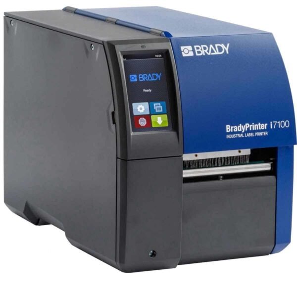 BradyPrinter i7100 300 dpi -  EU i7100, Thermal transfer,  300 x 300 DPI, 300 mm/sec, 10.6 cm, 2 m, Black,Blue