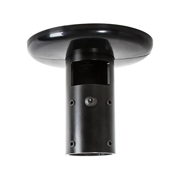 Fixed Ceiling Mount System 2, Heavy Duty Floor /  Ceiling Mount, Ceiling/floor plate, Black, Steel, 150 kg, Ceiling, 6 mm